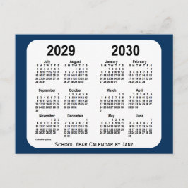 2029-2030 Politiebox Blauwe schoolagenda van Janz Briefkaart