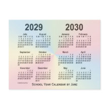 2029-2030 Rainbow Cloud School Agenda van Janz