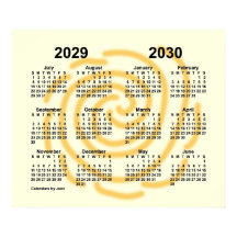 2029-2030 Zonnige Dagen Schooljaar Kalender van Ja
