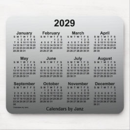 2029 Faded witte agenda van Janz Muismat