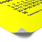 2029 Gele kalender door Janz Print (Hoek)