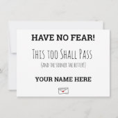 202x heeft je COVID Kaart omlaag gekregen (Achterkant)