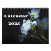 202y witte bloemen kalender (Hoes)
