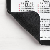 2030 Black 52 weken ISO-kalender van Janz Two Tone Muismat (Hoek)