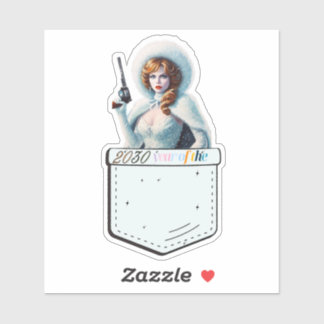 2030 jaar van de sticker