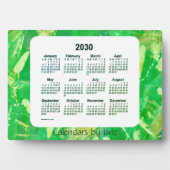 2030 Recoleta Green Tracks Desk Calendar van Janz Fotoplaat (voorkant)