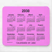 2030 Violet Calendar door Janz Muismat (Voorkant)