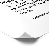 2030 White Calendar door Janz Print (Hoek)