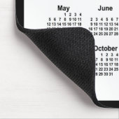 2030 White on Black Calendar van Janz Two Tone Muismat (Hoek)