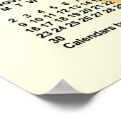 2031-2032 Zonnedagen Schooljaar Agenda van Janz Poster (Hoek)