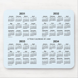 2031-2034 Alice Blue 4 Year Agenda van Janz Muismat