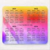 2031-2034 Rainbow Shadows 4 Year Agenda van Janz Muismat (Voorkant)