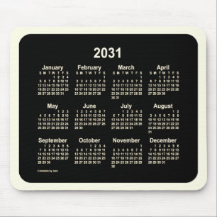 2031 Agenda Neon Sepia door Janz Two Tone Muismat