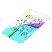 2031 Perspectiefpunt agenda van Janz 4x6 Magnet Magneet (Linkerzijde)