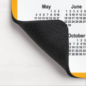 2031 White on Oranje Calendar by Janz Two Tone Muismat (Hoek)