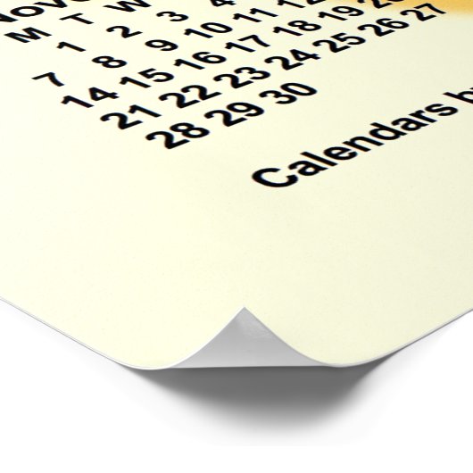 2032-2033 Schooljaar Kalender Zonnige Dagen door J Poster (Hoek)