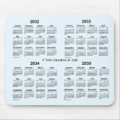 2032-2035 Alice Blue 4 Year Agenda van Janz Muismat (Voorkant)