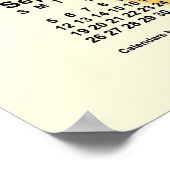 2032 Zonnedagen Agenda van Janz Poster (Hoek)