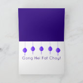 2033 Chinees Nieuwjaar Origami Ox Kaart (Binnen)