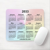 2033 Rainbow Cloud Calendar van Janz Muismat (Met muis)