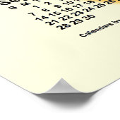 2036 Zonnedagen Agenda van Janz Poster (Hoek)