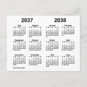 2037-2038 Agenda van het Witte Schooljaar van Janz Briefkaart (Voorkant)