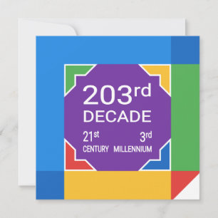 203ste decennium (Nieuwjaar 2021—2030) Kaart