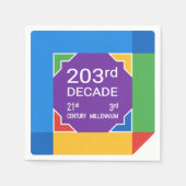 203ste decennium (Nieuwjaar 2021—2030) Servet (Voorkant)