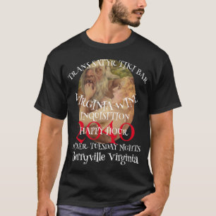 2040 TRANS SATYR TIKI Bar Happy UUR T-shirt
