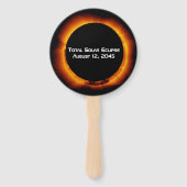 2045 Totale zonsverduistering Handwaaier (Voorkant)