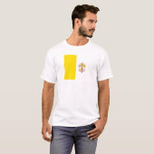 2048px-Flag_of_the_Vatican_City.svg, Stato dell... T-shirt (Voorkant volledig)