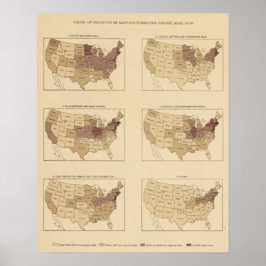 204 Vervaardiging/vierkante mijl Poster (Voorkant)