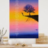 2055.Leren? Poster/afdruk Poster (Keuken)