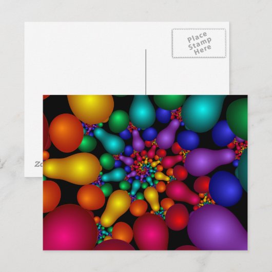 205 Fractal Briefkaart (Voorkant / Achterkant)