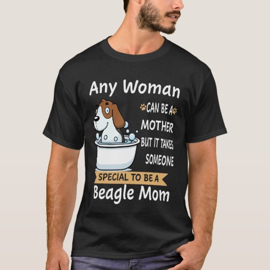 205 speciaal om een Beagle-moeder te zijn T-shirt (Voorkant)