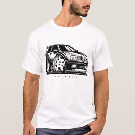 205 Toon Art Car liefhebber T-shirt