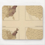 205 Vervaardiging/vierkante mijl Muismat (Voorkant)