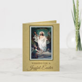 206 het gelukkige Blije Wenskaart van de Zondag Feestdagen Kaart (Voorkant)