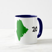 207, netnummer Maine! Mok (Voorkant rechts)