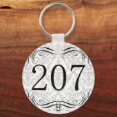 207 Netnummer Sleutelhanger (Voorkant)