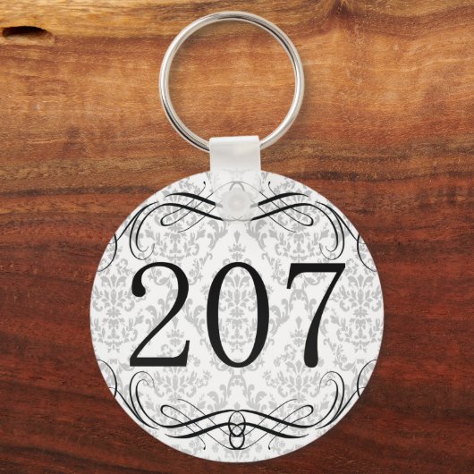 207 Netnummer Sleutelhanger (Voorkant)