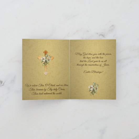 208 Happy Joyful Paaszondag Wenskaart Feestdagen Kaart (Binnen)