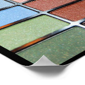 209 COLORFUL EYE SHADOW MAKEUP MODE BEAUTY SPA POSTER (Hoek)