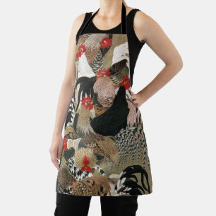 20. 群 図, 若 冲 Roosters, Jakuchu Schort
