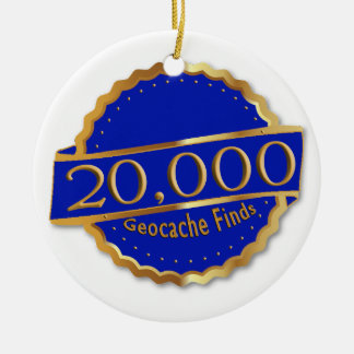 20.000 VINDT EEN GEoCaching-GUNNING Keramisch Ornament