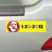 20-01-2013 BUMPERSTICKER (Op auto)