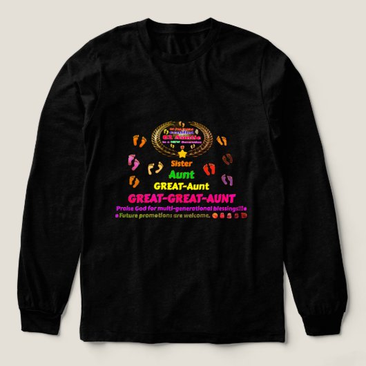 20-07-2025 Groot-groot tante Gouden Ster Viering Tri-Blend Shirt (Voorkant)