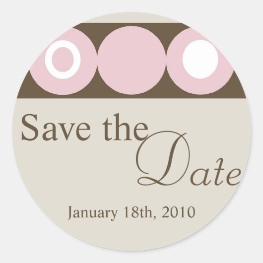 20 -1.50" Retro Circle Envelope Seal Favoriet Stic Ronde Sticker (Voorkant)