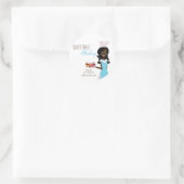 20 - 1,5" Afro-Amerikaanse bakker adres Stickers (Tas)