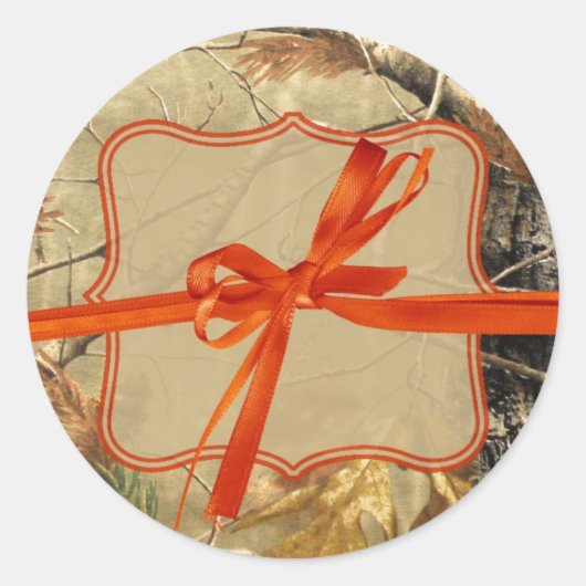 20 - 1.5 Envelop Seal Hunters Camoflouge Camo Ronde Sticker (Voorkant)